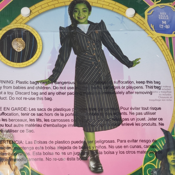 Wicked Elphaba Shiz Child Costume - Black - Picture 2 of 10